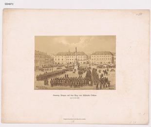 Nedělní ráno na náměstí v Moravské Třebové (15. července 1866)