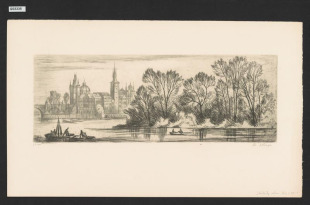 Vltava v Praze - Střelecký ostrov