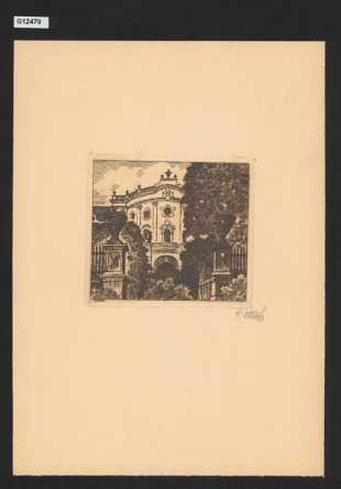 Týnec u Klatov, (průhled branou)