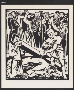 Křížová cesta IX. (Pán Ježíš padá pod křížem potřetí)