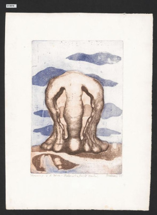 Hommage a A. Dürer - Melancolia (Projekt pomníku)