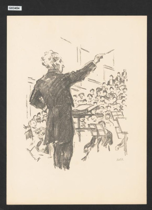 (Dirigent před orchestrem)