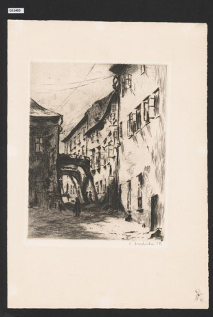 (Školní ulička v Olomouci)