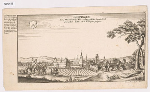Pohled na město Göppingen