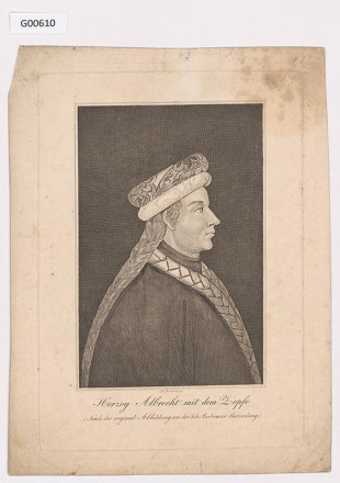 Vévoda Albrecht s copem