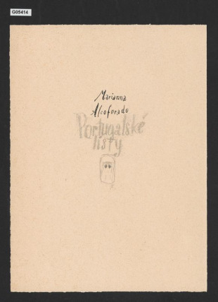 Marianna Alcoforado: Portugalské listy, titulní list