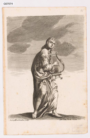 Žena s lyrou
