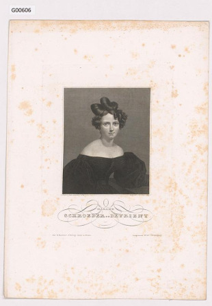 Portrét Madame Schroeder-Devrient