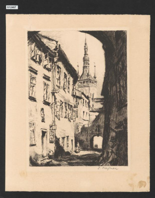 (Školní ulička v Olomouci)