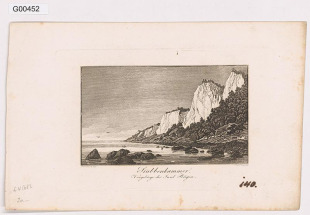 Stubenkammer. Vorgebirge de Insel Rügen.