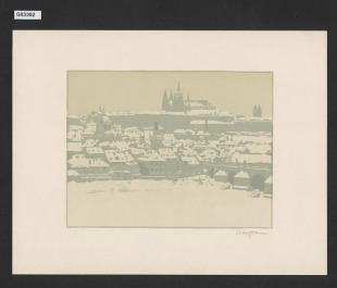 Praha ve sněhu