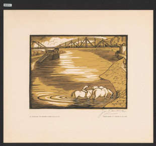 Pod libeňským mostem (prémie S. V. Purkyně 1952)