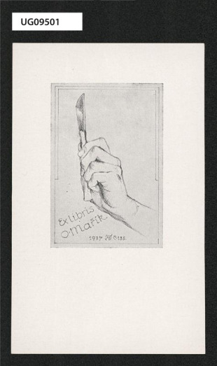 Ex libris O. Mařík