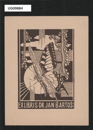 Ex libris Dr Jan Bartoš