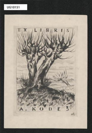 Ex libris A. Kodeš