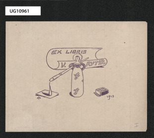 Ex libris V. Rytíř