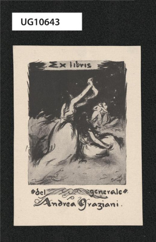 Ex libris del generale Andrea Graziani