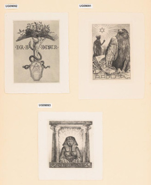 Ex libris A. Adler