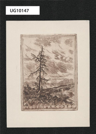 Ex libris A. Kodeš