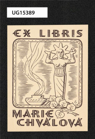 Ex libris Marie Chválová