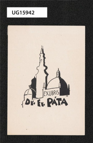 Exlibris Dr. Fr. Páta