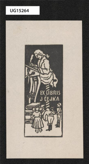Ex libris J. Čejka