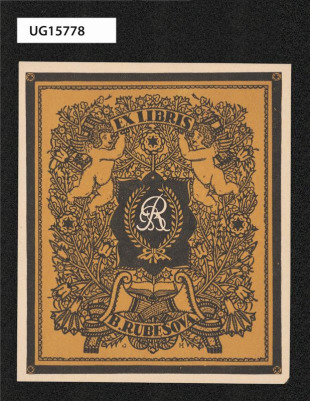 Ex libris B. Rubešová
