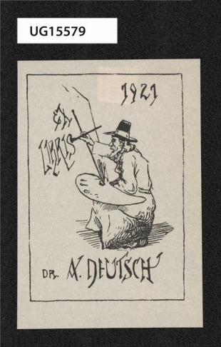 Ex libris Dr. A. Deutsch