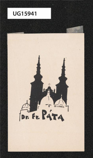 Ex libris Dr. Fr. Páta