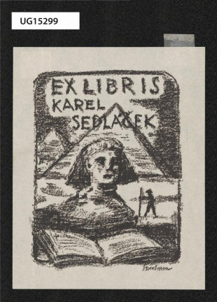 Exlibris Karel Sedláček