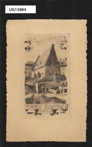 Ex libris Heinrich Duschenes Prag