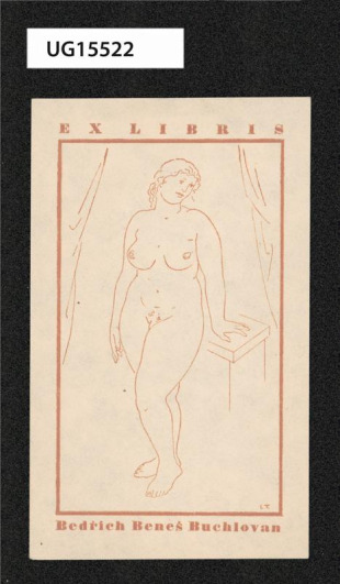 Ex libris Bedřich Beneš Buchlovan