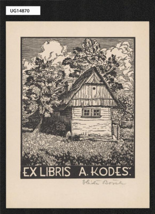 Ex libris A. Kodeš