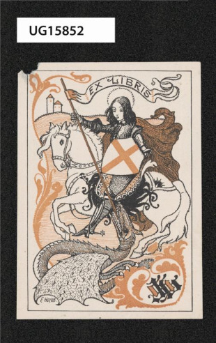 Ex libris (bez jména majitele)