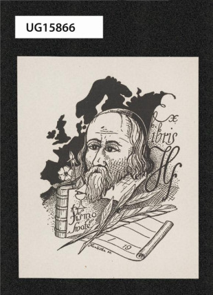 Ex libris Hf (Fr. Horčička)