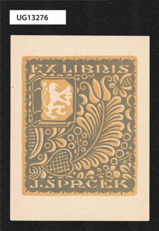 Ex libris J. Špaček