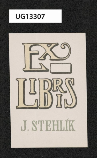 Ex libris J. Stehlík
