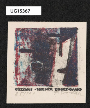 Exlibris Helmer Fogedgaard