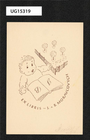 Ex libris - J. a B. Moravcových