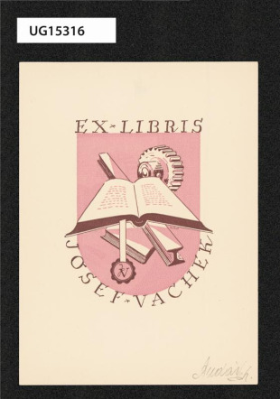 Ex-libris Josef Vachek
