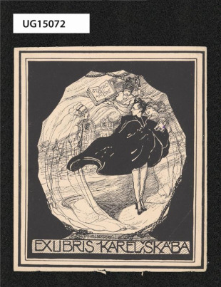 Exlibris Karel Škába