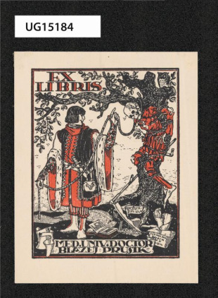 Ex libris med. univ. doctor Blažej Prusík
