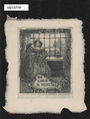 Ex libris B. Rubešová