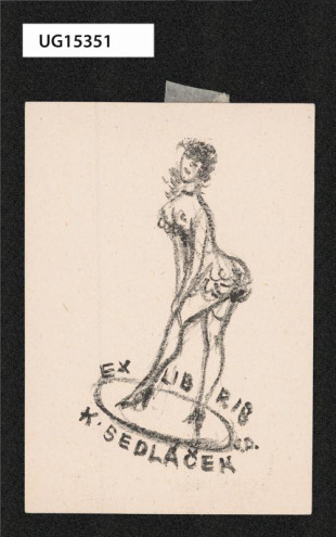 Ex libris K. Sedláček