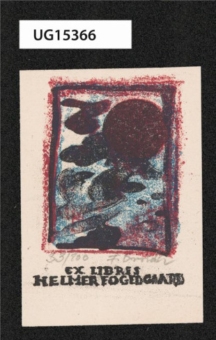 Ex libris Helmer Fogedgaard