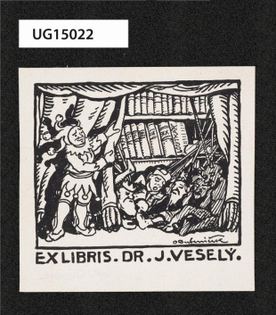 Exlibris Dr. J. Veselý