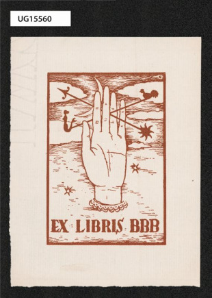 Ex libris BBB (Bedřich Beneš Buchlovan)