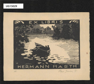 Ex libris Hermann Harth