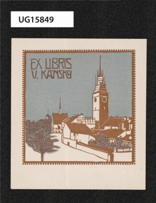 Ex libris V. Kánský