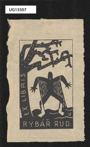 Ex libris Rybář Rud.